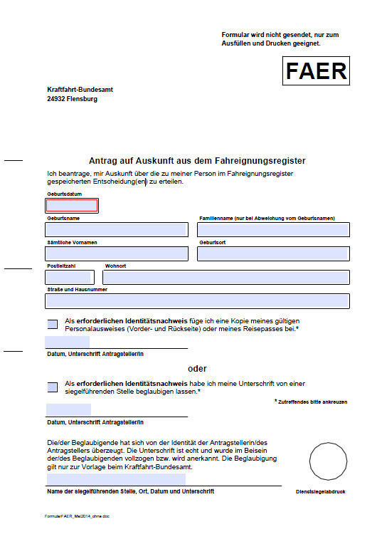 KBA-Auszug